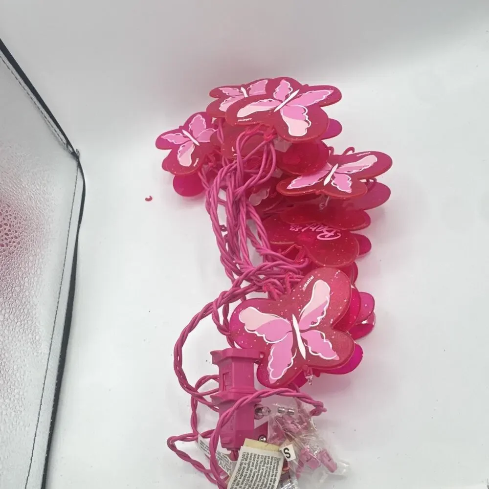 Vintage 2005 Barbie Mattel Pink Lights New In Box Wear To Package